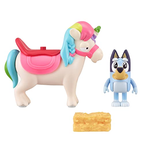 Bluey Vehicle and Figure Pack, 2.5-3 Inch Articulated Figures - Unipony (13050) von Bluey