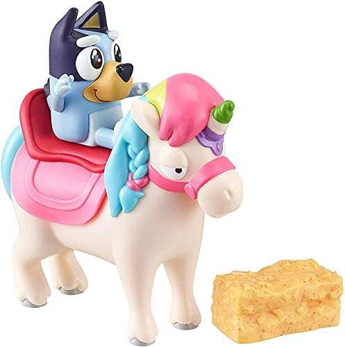 Bluey Vehicle and Figure Pack, 2.5-3 Inch Articulated Figures - Unipony (13050) von Bluey