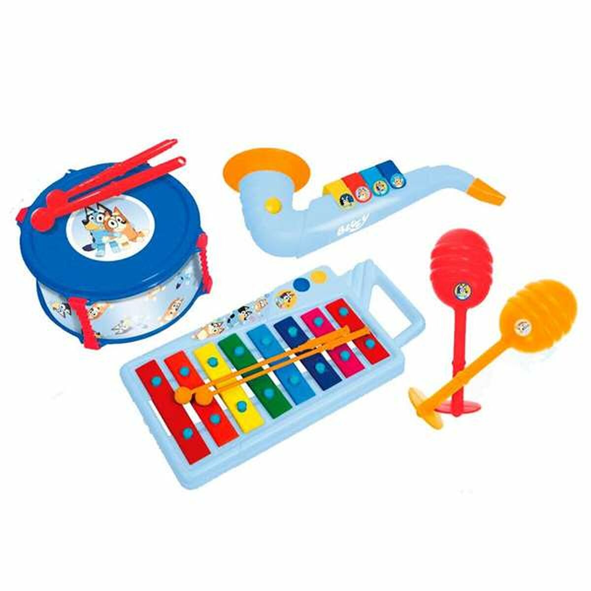 Musikinstrumente-Kinder-Set Bluey 9 Stücke Musikinstrumente-Kinder-Set Bluey 9 Stücke von Bluey