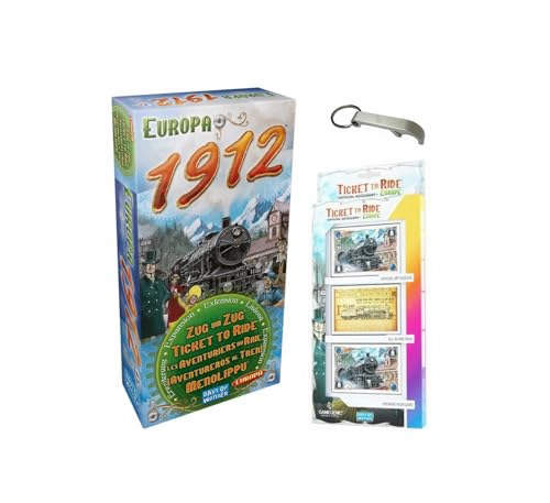 Adventuriers du Rail Erweiterung 1912 Europa + Kartenschutz + 1 Blumie Decaps (2 Sleeves) von Blumie Shop
