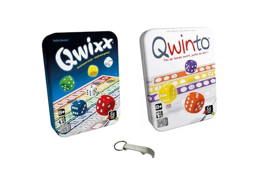 Qwixx Set + Qwinto + 1 EUR Blumie Flaschenöffner (Qwixx + Qwinto) von Blumie Shop