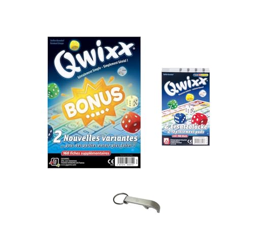 Qwixx Bonus-Set + Qwixx Nachfüllpack + 1 Flaschenöffner EUR Blumie (Bonus + Nachfüllpack) von Blumie Shop