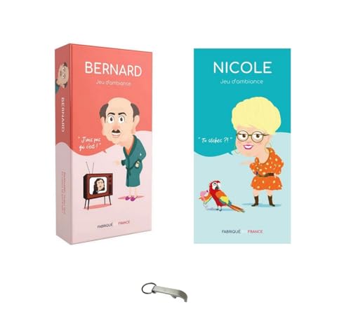 Set Bernard + Nicole Spiele Französische Version + 1 Decap Blumie von Blumie Shop