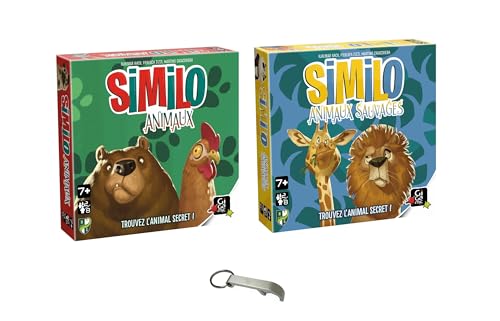 Set Similo Tiere + Wildtiere, französische Version + 1 Dekaps Blumie (Tiere + Wildtiere) von Blumie Shop