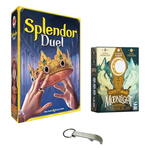 Set Splendor Duel + Moonlight Das Territorium der Wölfe, französische Version + 1 Decap Blumie (Splendor + Moonlight) von Blumie Shop