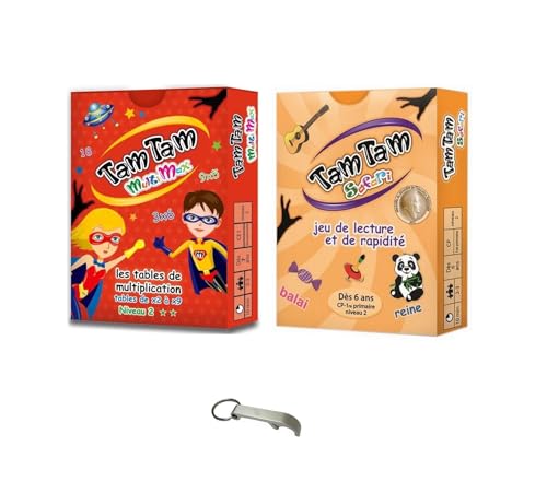 Set Tam Tam Safari CP Niv 2 + Multimax Multiplikationstabellen Niv 2 Französische Version + 1 Blumie Dekaps (Safari CP Niv 2 + Multimax Niv 2) von Blumie Shop