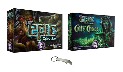 Set Tiny Epic Cthulhu + Erweiterung Cult of Chaos, französische Version + 1 Blumie Decap Set Tiny Epic Cthulhu + Erweiterung Cult of Chaos, französische Version + 1 Blumie Decap von Blumie Shop