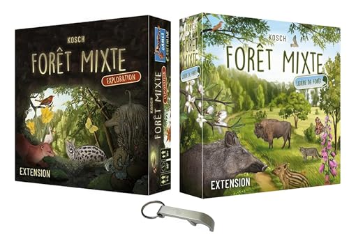 Set gemischter Wald + Erweiterung Französische Version + 1 Decap Blumie (Exploration + Schleife) von Blumie Shop
