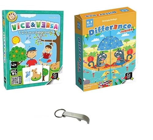 Set mit 2 Spielen: Diffence Junior + Vice & Versa + 1 Lineal Lesezeichen aus Holz Blumie Set mit 2 Spielen: Diffence Junior + Vice & Versa + 1 Lineal Lesezeichen aus Holz Blumie von Blumie Shop