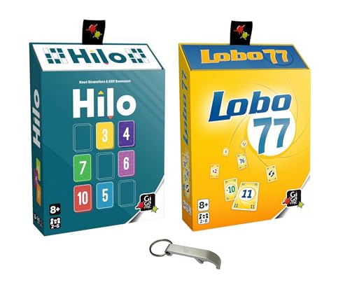 2 Spiele französische Version Hilo + Lobo 77 + 1 Flaschenöffner Blumie (Lobo77 + Hilo) von Blumie Shop