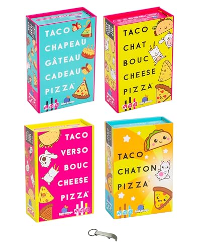 Set mit 4 Taco-Spielen, französische Version + 1 Decap Blumie (4 Taco) von Blumie Shop