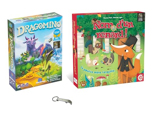 Set mit Namen eines Fuchs + Dragomino Französische Version + 1 Decap Blumie (Dragomino + Fuchs) von Blumie Shop