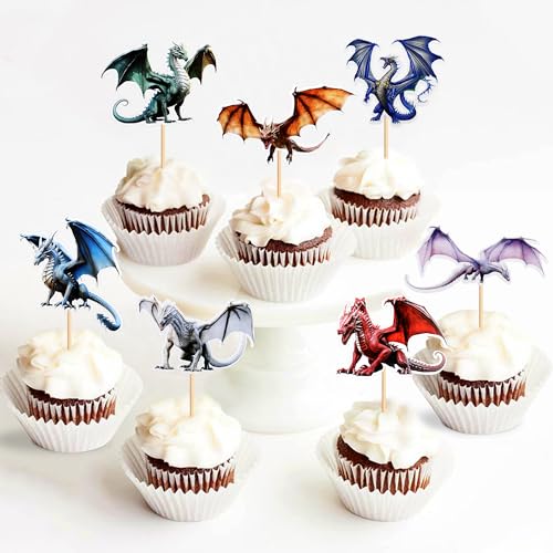30 Stück Drache Thema Cupcake Topper Mythische Geschichten Tortendekoration Picks Realistische Kuchenaufsatz Tortendeko Junge Hochzeit Geburtstag Event Party Tiere Thema Party Dekoration Versorgung 30 Stück Drache Thema Cupcake Topper Mythische Geschichten Tortendekoration Picks Realistische Kuchenaufsatz Tortendeko Junge Hochzeit Geburtstag Event Party Tiere Thema Party Dekoration Versorgung von Blumomon
