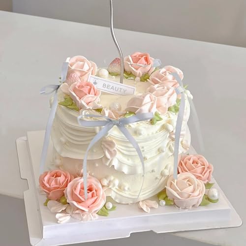 Blumomon 20 Stück silberne Schleifen-Kuchenaufsätze, Schleife, Kuchendekorationen, Picks, Babyparty, Kuchendekorationen für Kindergeburtstag, Hochzeit, Party, Hochzeitstag, Kuchendekorationen Blumomon 20 Stück silberne Schleifen-Kuchenaufsätze, Schleife, Kuchendekorationen, Picks, Babyparty, Kuchendekorationen für Kindergeburtstag, Hochzeit, Party, Hochzeitstag, Kuchendekorationen von Blumomon