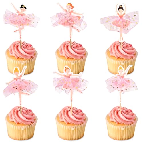 Blumomon 24 Stück Ballerina Cupcake Toppers Ballett Mädchen Cupcake Toppers Ballett Cupcake Dekoration Picks Für Ballerina Thema Baby Dusche Geburtstag Party Kuchen Dekoration Zubehör Blumomon 24 Stück Ballerina Cupcake Toppers Ballett Mädchen Cupcake Toppers Ballett Cupcake Dekoration Picks Für Ballerina Thema Baby Dusche Geburtstag Party Kuchen Dekoration Zubehör von Blumomon