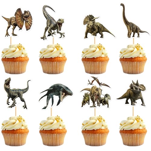 Blumomon 24 Stück Dinosaurier Cupcake Topper Tier Cupcake Topper Picks Kuchen Dekoration Für Baby Shower Hochzeit Geburtstag Event Party Jurassic Thema Party Dekoration Blumomon 24 Stück Dinosaurier Cupcake Topper Tier Cupcake Topper Picks Kuchen Dekoration Für Baby Shower Hochzeit Geburtstag Event Party Jurassic Thema Party Dekoration von Blumomon
