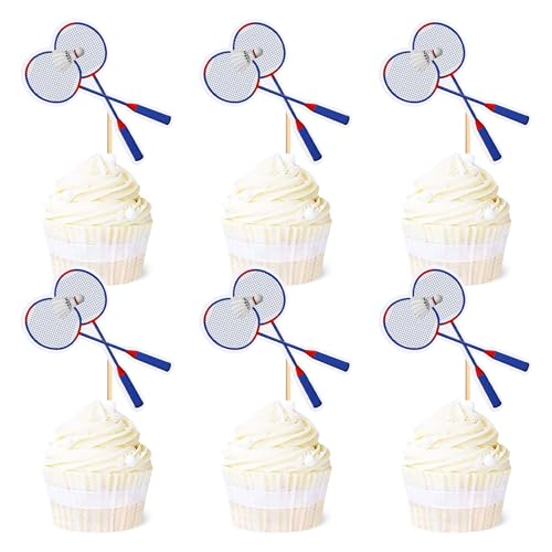 Blumomon 24 Stück Dual Front Badminton Sport Kuchen Dekoration Badminton Sport Cupcake Topper Sport Themed Party Dekoration Passend Für Badminton Sportler Periphere Aktivitäten Dekoration Blumomon 24 Stück Dual Front Badminton Sport Kuchen Dekoration Badminton Sport Cupcake Topper Sport Themed Party Dekoration Passend Für Badminton Sportler Periphere Aktivitäten Dekoration von Blumomon