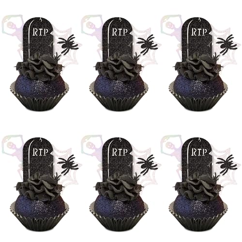 Blumomon 24 Stück Glitter Halloween Cupcake Dekoration Cartoon Tortenaufsatz Kuchen Halloween Party Dekoration Blumomon 24 Stück Glitter Halloween Cupcake Dekoration Cartoon Tortenaufsatz Kuchen Halloween Party Dekoration von Blumomon