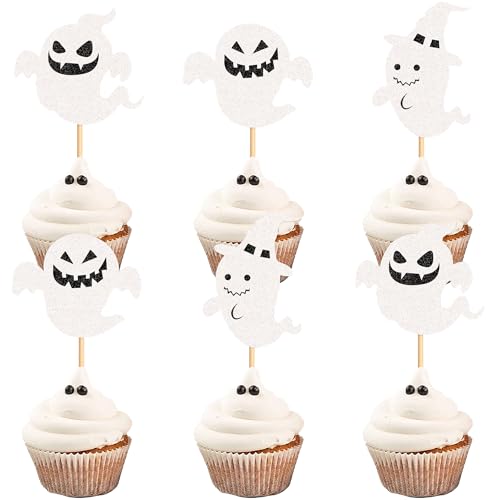 Blumomon 24 Stück Glitter Halloween Kuchen Dekoration Geburtstagsfeier Baby Duschparty Cartoon Gespenst Tortenaufsatz Kuchen Halloween Party Dekoration Blumomon 24 Stück Glitter Halloween Kuchen Dekoration Geburtstagsfeier Baby Duschparty Cartoon Gespenst Tortenaufsatz Kuchen Halloween Party Dekoration von Blumomon