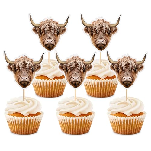 Blumomon 24 Stück Hochlandrind Cupcake Topper Dschungel Safari Tiere Kuchen Dekoration Tiere Figur Kuchen Topper Picks für Babyparty Kindergeburtstag Party Supplie Blumomon 24 Stück Hochlandrind Cupcake Topper Dschungel Safari Tiere Kuchen Dekoration Tiere Figur Kuchen Topper Picks für Babyparty Kindergeburtstag Party Supplie von Blumomon