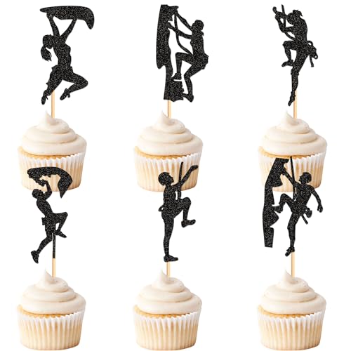 Blumomon 24 Stück Kletter-Kuchendekorationen, Klettern, Cupcake-Topper, Kletterspieler, Kuchendekorationen für Klettern, Thema, Mann, Jungen, Mädchen, Geburtstagskuchendekoration Blumomon 24 Stück Kletter-Kuchendekorationen, Klettern, Cupcake-Topper, Kletterspieler, Kuchendekorationen für Klettern, Thema, Mann, Jungen, Mädchen, Geburtstagskuchendekoration von Blumomon