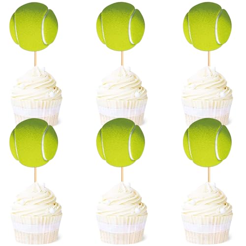 Blumomon 24 Stück Zweiseitig Tennis Sport Kuchen Dekoration Tennis Sport Cupcake Topper Sport Themed Party Dekoration Passend Für Tennis Sportler Periphere Aktivitäten Dekoration Blumomon 24 Stück Zweiseitig Tennis Sport Kuchen Dekoration Tennis Sport Cupcake Topper Sport Themed Party Dekoration Passend Für Tennis Sportler Periphere Aktivitäten Dekoration von Blumomon