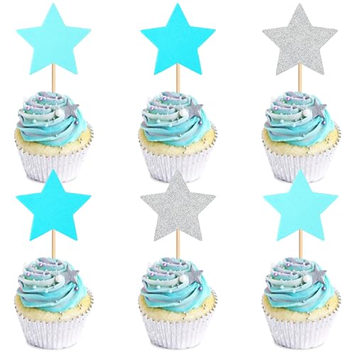Blumomon 36 Stück Star Cupcakes Toppers Auswahl bunt Kinder Kuchendekoration Geburtstag Party Hochzeit Dusche Dekoration Baby Zubehör Blumomon 36 Stück Star Cupcakes Toppers Auswahl bunt Kinder Kuchendekoration Geburtstag Party Hochzeit Dusche Dekoration Baby Zubehör von Blumomon