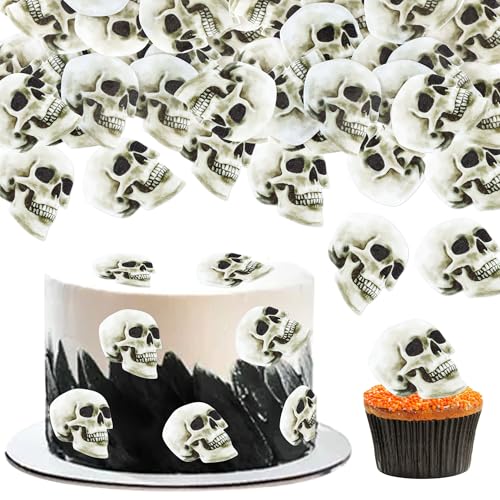 Blumomon 40 Stück Essbare Kuchen Dekoration Totenköpfe Cupcake Topper Totenköpfe Tortenaufsatz Kuchen Geburtstag Party Dekoration Halloween Party Dekoration Blumomon 40 Stück Essbare Kuchen Dekoration Totenköpfe Cupcake Topper Totenköpfe Tortenaufsatz Kuchen Geburtstag Party Dekoration Halloween Party Dekoration von Blumomon