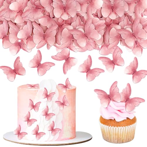 Blumomon 48 Stück Essbare Schmetterling Kuchen Topper Dekorationen Rosa Schmetterlinge Cupcake Toppers Hochzeit Geburtstag Party Cupcake Dekoration Ornamente Geburtstagstorte Topper Blumomon 48 Stück Essbare Schmetterling Kuchen Topper Dekorationen Rosa Schmetterlinge Cupcake Toppers Hochzeit Geburtstag Party Cupcake Dekoration Ornamente Geburtstagstorte Topper von Blumomon
