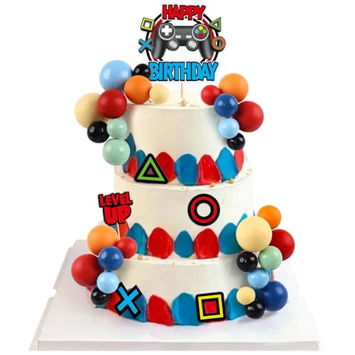 Blumomon Tortenaufsatz "Happy Birthday", Kuchendekoration, Babyparty, Party-Dekorationen Blumomon Tortenaufsatz "Happy Birthday", Kuchendekoration, Babyparty, Party-Dekorationen von Blumomon