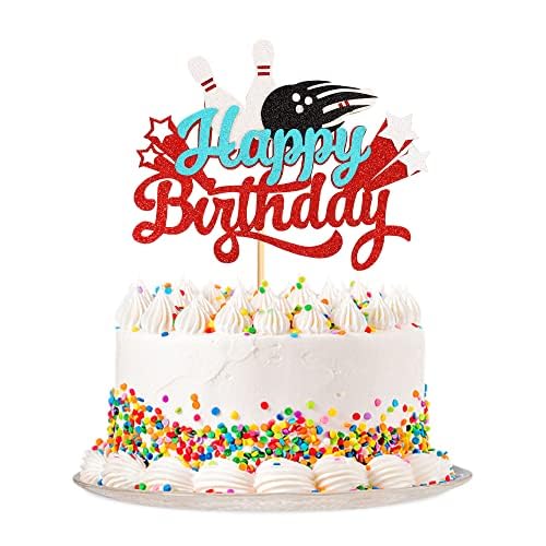 Bluomon Bowling Happy Birthday Kuchen Dekoration Sport Thema Bowling Kuchen Dekoration Kinder Jungen Mädchen Männer Frauen Partyartikel Geburtstag Bluomon Bowling Happy Birthday Kuchen Dekoration Sport Thema Bowling Kuchen Dekoration Kinder Jungen Mädchen Männer Frauen Partyartikel Geburtstag von Blumomon