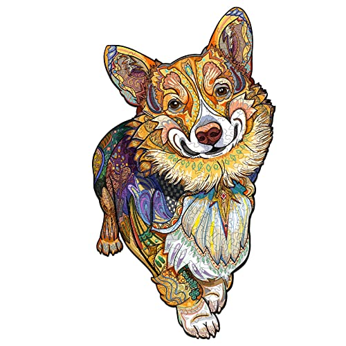 Blumuze Holzpuzzle Erwachsene,Cleverer Corgi Holzpuzzle Einzigartige Tierform Puzzleteile, Holz-Puzzle, Puzzle aus Tierteilen, Puzzle Holz Erwachsene mit Geschenkbox aus Holz 228 Stück(L-42 * 24.4cm) Blumuze Holzpuzzle Erwachsene,Cleverer Corgi Holzpuzzle Einzigartige Tierform Puzzleteile, Holz-Puzzle, Puzzle aus Tierteilen, Puzzle Holz Erwachsene mit Geschenkbox aus Holz 228 Stück(L-42 * 24.4cm) von Blumuze