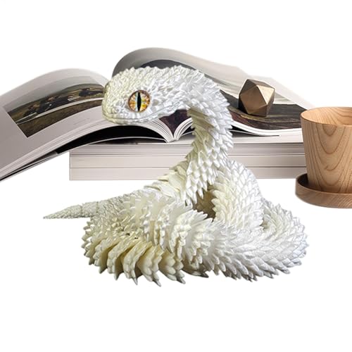 Bmdjdq -gedruckte Gelenkschlange, gedruckte Tiere,Desktop-Sammlerstücke für Haustier-Gelenkschlangen | Kreatives -Tier-Schlangenmodell-Desktop-Ornament für Mädchen, Kinder, Erwachsene Bmdjdq -gedruckte Gelenkschlange, gedruckte Tiere,Desktop-Sammlerstücke für Haustier-Gelenkschlangen | Kreatives -Tier-Schlangenmodell-Desktop-Ornament für Mädchen, Kinder, Erwachsene von Bmdjdq