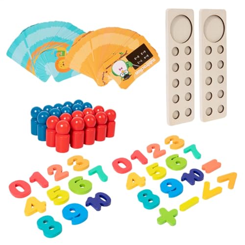 Bmdjdq Additions -Subtraktionsspiele, Kindermathematikmanipulative, Holzzählspielzeug, Ungiftiges Material, Wege Resistent, 22,4 cm, Zum Geburtstag, Familienzeit, Zuhause Bmdjdq Additions -Subtraktionsspiele, Kindermathematikmanipulative, Holzzählspielzeug, Ungiftiges Material, Wege Resistent, 22,4 cm, Zum Geburtstag, Familienzeit, Zuhause von Bmdjdq