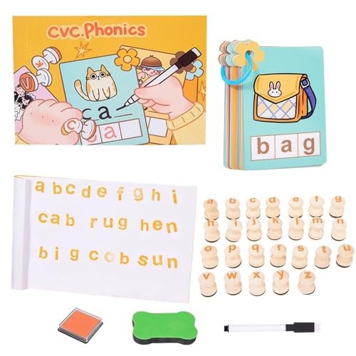 Bmdjdq Alphabet Practice Book, Handwriting Learning Guide, Erasable Writing Workbook, Pen Control, Reusable Pages, 24.1x5.3x15.6cm, For Home, School, Travel Bmdjdq Alphabet Practice Book, Handwriting Learning Guide, Erasable Writing Workbook, Pen Control, Reusable Pages, 24.1x5.3x15.6cm, For Home, School, Travel von Bmdjdq