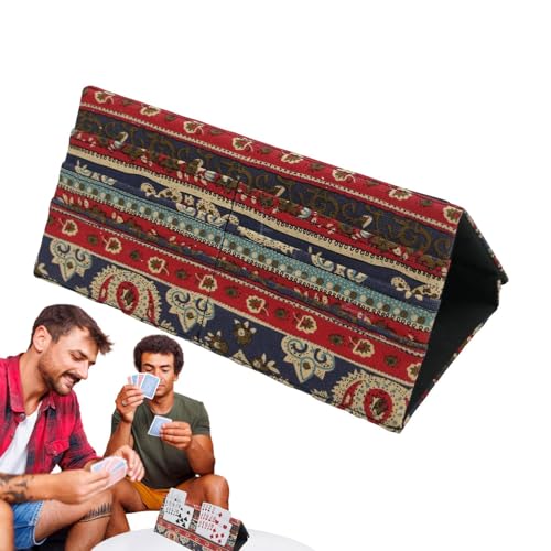 Bmdjdq Kartenhalter für Spielkarten, Pokerregal, Organizer, faltbarer Kartenständer, 3-lagiges Design, rutschfeste Unterseite, 25,5 x 13 x 10 cm, für Familientreffen Bmdjdq Kartenhalter für Spielkarten, Pokerregal, Organizer, faltbarer Kartenständer, 3-lagiges Design, rutschfeste Unterseite, 25,5 x 13 x 10 cm, für Familientreffen von Bmdjdq