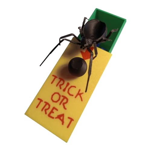 Halloween Spider Scare Box, Wiederverwendbare Box, 9.2x6.4x5,5 Cm, Gefälschte Spinnenspielzeug, Halloween -Witzprop, Lustige Überraschung, Für Kinder Erwachsene Party Camping Geburtstagsreise Travel C Halloween Spider Scare Box, Wiederverwendbare Box, 9.2x6.4x5,5 Cm, Gefälschte Spinnenspielzeug, Halloween -Witzprop, Lustige Überraschung, Für Kinder Erwachsene Party Camping Geburtstagsreise Travel C von Bmdjdq