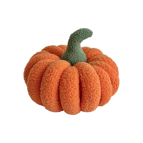 Kürbis-Plüsch, Halloween-Plüsch- , realistischer Kissenakzent, ultraweicher Stoff, lebensechte Details, 30 x 30 x 20 cm, für Innenbereich, Wohnzimmer, Schlafzimmer, , Wohnung Kürbis-Plüsch, Halloween-Plüsch- , realistischer Kissenakzent, ultraweicher Stoff, lebensechte Details, 30 x 30 x 20 cm, für Innenbereich, Wohnzimmer, Schlafzimmer, , Wohnung von Bmdjdq