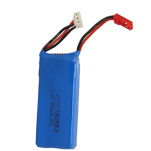 25C 7,4 V 950 MAh RC Starrflügel-Flugzeugbatterie, Überladeschutz RC LiPo-Akku für XK X520 RC Starrflügel-Hubschrauberflugzeug 25C 7,4 V 950 MAh RC Starrflügel-Flugzeugbatterie, Überladeschutz RC LiPo-Akku für XK X520 RC Starrflügel-Hubschrauberflugzeug von Bnineteenteam