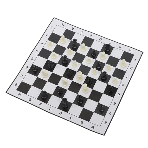 Bnineteenteam Exquisites Design -Schach -Set, Intellektuelle Herausforderung Tragbare Board, Vielseitige Nutzung mit Internationalem Schachspiel für Erwachsene und von Bnineteenteam