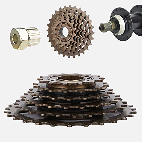 Bnineteenteam Fahrradfreilauf, 6-Gang, 14T-28T, Zubehör für den Ersatz des Ritzels Einer Mountainbike-Kassette Bnineteenteam Fahrradfreilauf, 6-Gang, 14T-28T, Zubehör für den Ersatz des Ritzels Einer Mountainbike-Kassette von Bnineteenteam