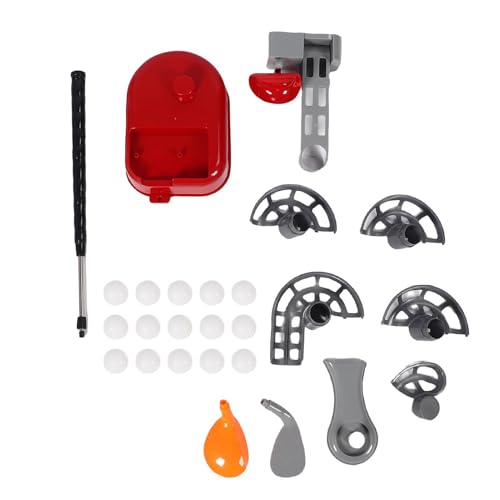 Bnineteenteam Indoor Club Ball Game Set, Tragbares Kids Club Ball Toy Set, Kleinkind -Golfspielzeug für Eltern -Kinder -Interaktion (Rot) von Bnineteenteam