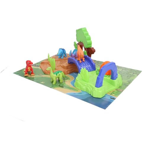 Bnineteenteam Interaktives Dinosaurier-Spielzeugset, Pädagogisches 3D-Szenen-Spielset für , Langlebig und Sicher von Bnineteenteam