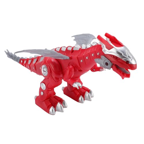 Bnineteenteam Mechanisches Dinosaurierspielzeug, Interaktiver Pädagogischer Tyrannosaurus -Tierspielzeug mit Klang und Beleuchtungseffekten für Mädchen von Bnineteenteam