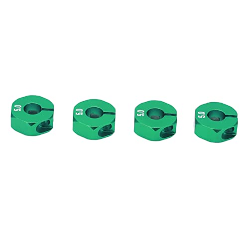 Bnineteenteam RC Auto Rad-Sechskant-Naben-Adapter, 4 St¨¹ck 12 Mm Rad-Sechskant-Naben-Koppler C Auto Ersatzteile Car Model Parts f¨¹r 1/10 RC Auto(Gr¨¹n) Model Toy von Bnineteenteam