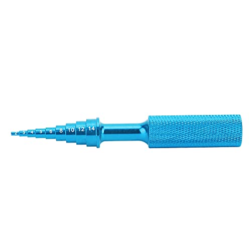 Bnineteenteam RC-Lagerentfernung Werkzeuglagerpresse-Lagerablagerentlager-Puller CNC-Aluminium-Legierung mit Nicht-Slip-Grips für 1/10-Skala HSP HPI RC-Autos (Blue) von Bnineteenteam
