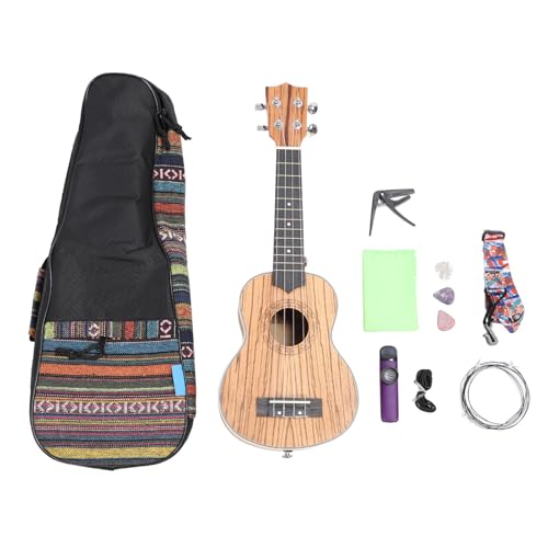 Bnineteenteam Ukulele, 21 Zoll Ukulele Musikinstrument 4 Saiten Ukulele Kazoo Set Ukulele Anfänger Kit Ideales für Geburtstage, Weihnachten, Einweihungsparty, Abschlussfeier von Bnineteenteam