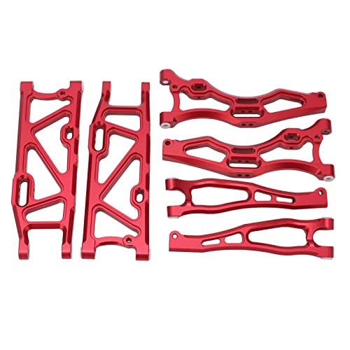 RC Car Querlenker Set, Aluminiumlegierung RC Querlenker Vorne Hinten mit Kugelkopf Ersatz Passend Car Model Parts f¨¹r ARRMA 1/8 KRATON 6S(Rot) Model Toy von Bnineteenteam