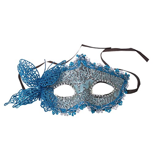 Bntaomle Maske Spitze Frauen Sexy venezianische Maskerade Ball-Party Augen (blau) von Bntaomle