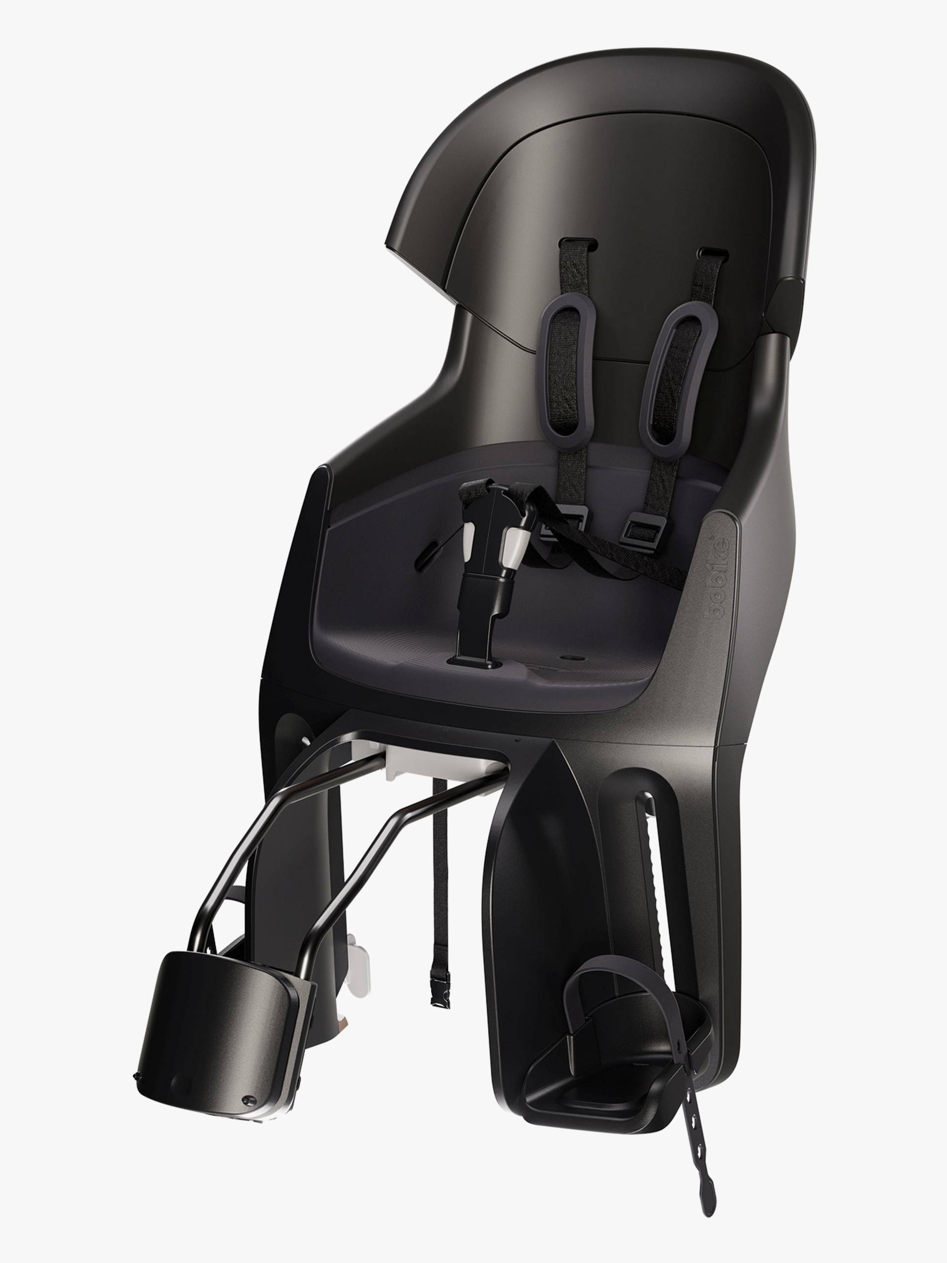 BoBike Exclusive Evolve Maxi Frame Mount Fahrradsitz, Urban Black von BoBike
